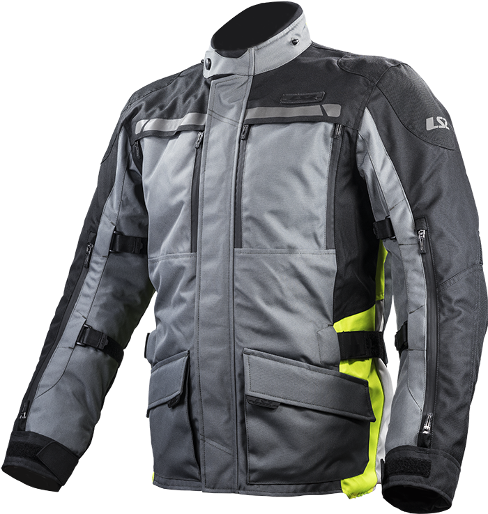JACKET LANCE LS2 NEGRO GRIS HI-VIS XL