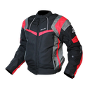 CHUMPA CORDURA-LINER-FRÍO-N/GRIS/ROJO-XL