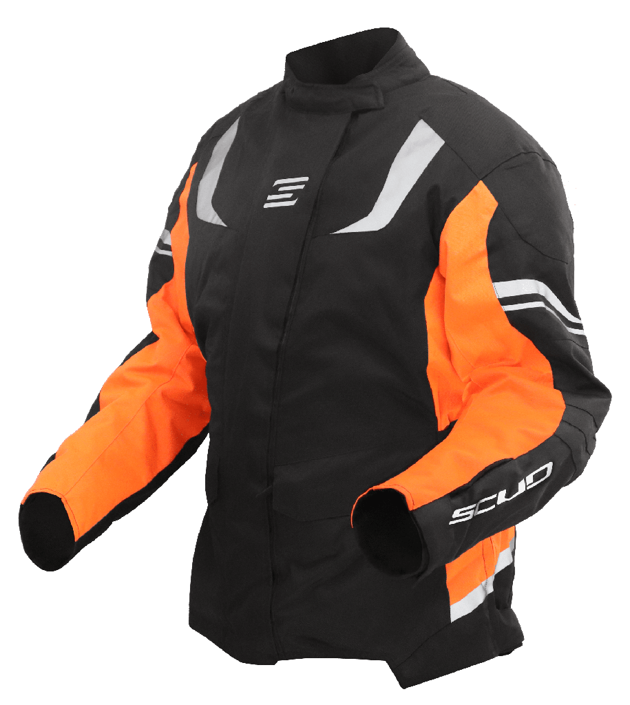 CHUMPA SCUD TOURING 4S NEGRO - NARANJA XXL
