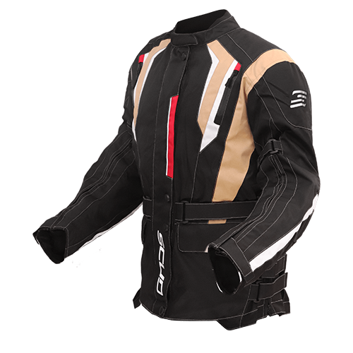 CHUMPA SCUD TOURING 4S NEGRO - ROJO L