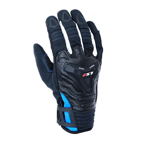 GUANTES ALL TERRAIN LS2 NEGRO/AZUL L