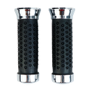 SET DE MANGOS NEGROS CON PUNTA DE METAL