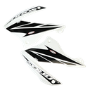 SET DE TAPADERAS DE TANQUE BLANCA NXR125