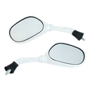 SET DE ESPEJOS ELITE 125 BLANCOS KIMTEC