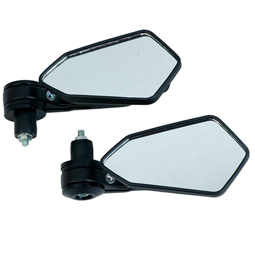 SET DE ESPEJOS MONSTER NEGRO KIMTEC