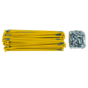 SET DE RAYOS TRAS/DELANT SUZUKI AX100 AM