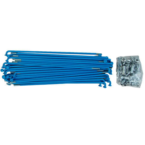 SET DE RAYOS TRAS/DELANT SUZUKI AX100 AZ