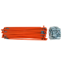 SET DE RAYOS TRAS/DELANT SUZUKI AX100 NA