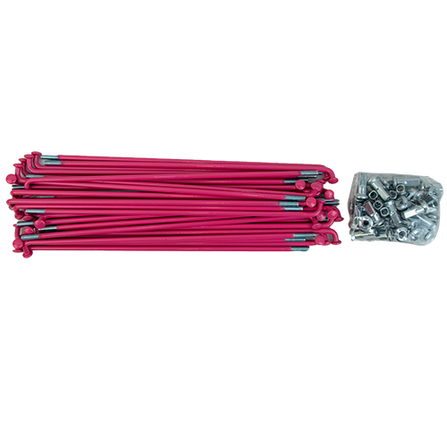 SET DE RAYOS TRAS/DELANT SUZUKI AX100 RO