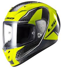 CASCO LS2 ARROW CARBON/AMARILLO XXL