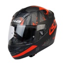 CASCO FF352 SPOILER PALMNESIS N/ROJO M