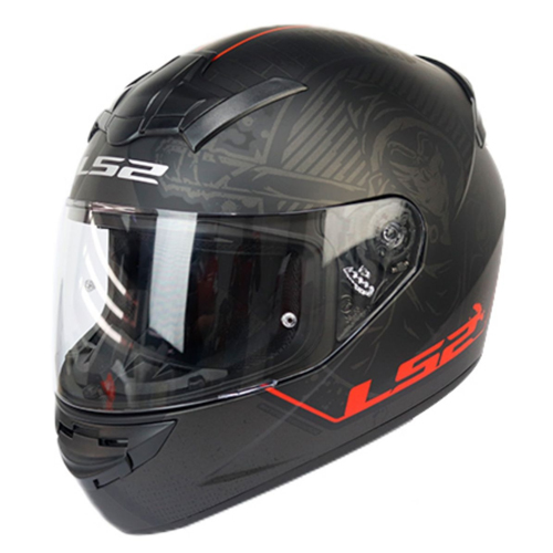 CASCO ROOKIE STREET NEG M/GRIS LS2 S