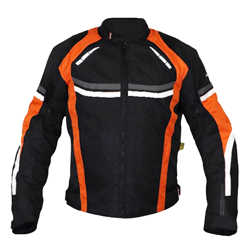 JACKET CHOPPER BB NEGRO/NARANJA 2S XXL