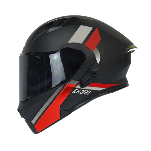 CASCO NEGRO M/ROJO RENDOO8 ICH-3120 XL