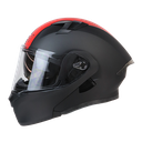 CASCO NEGRO M/ROJO L2 ICH-3120 S