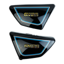 SET DE TAPA RH/LH SUZUKI GN125H NEGR KIM