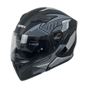 CASCO NEGRO M/GRIS SUPER HRO 3400 XL