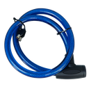 CANDADO DE SEGURIDAD 20 MM/1.20MTS AZUL