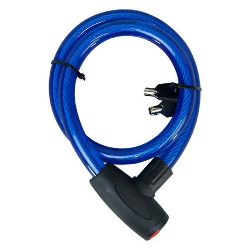 CANDADO DE SEGURIDAD 20 MM/1.00MTS AZUL