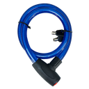 CANDADO DE SEGURIDAD 20 MM/1.00MTS AZUL