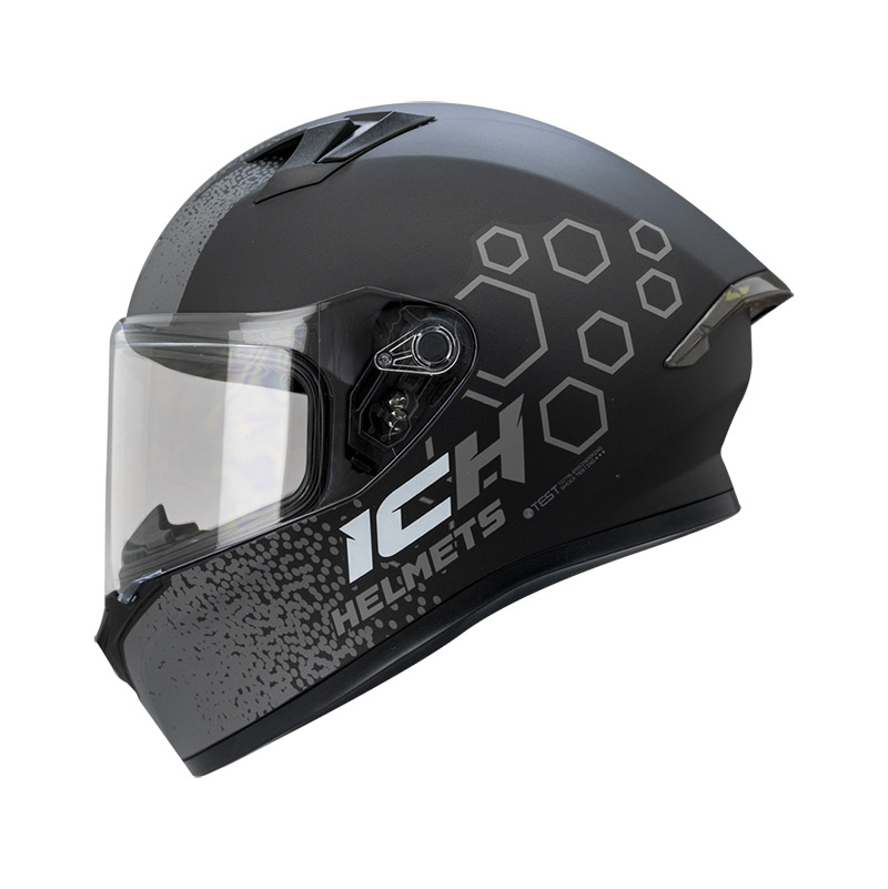 CASCO NEGRO M/GRIS ROYALTY ICH 503 XL