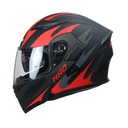 CASCO NEGRO M/ROJO GOAT HRO 3400 XL