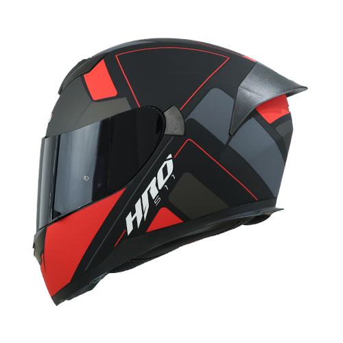 CASCO NEGRO M/ROJO WIZ HRO 511 L
