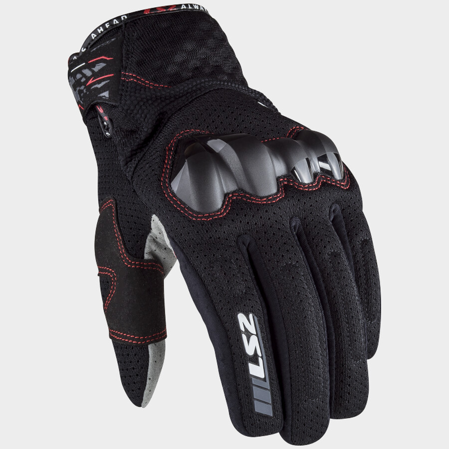 GUANTES CHAKI MAN LS2 NEGRO L