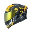 CASCO NEGRO M/ORO ONIMASK-EVO XL