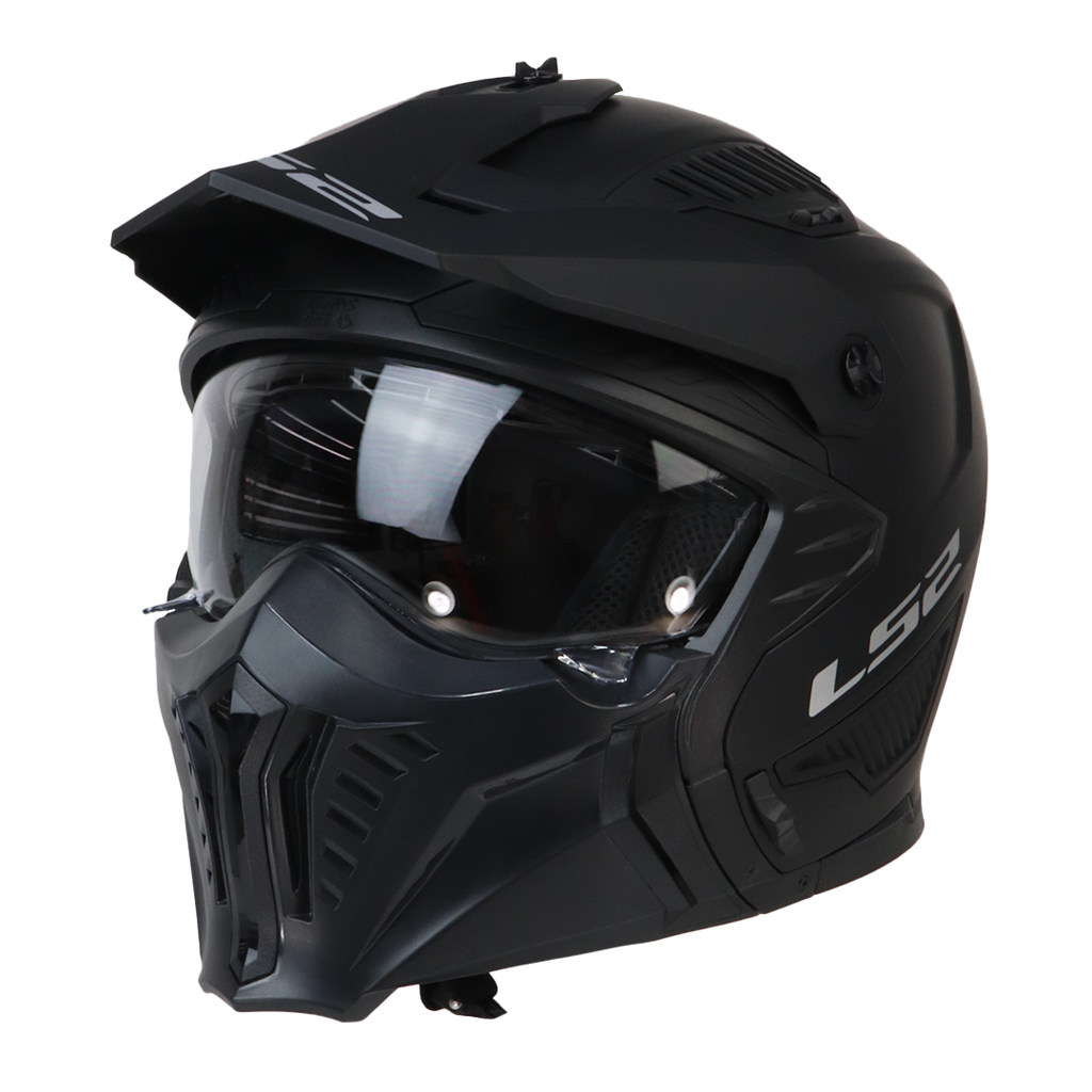 CASCO LS2 DRIFTER NEGRO MATE XXL