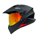 CASCO NEGRO M/ROJO SOLID HRO MX340 L