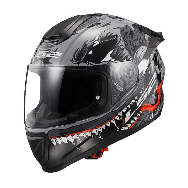 CASCO MONSTER NEGRO/GRIS XXL
