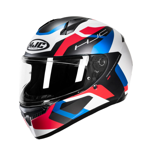 [HJC-C10-TINS_BRNM] CASCO HJC C10 TINS BLANCO ROJO NEGRO M