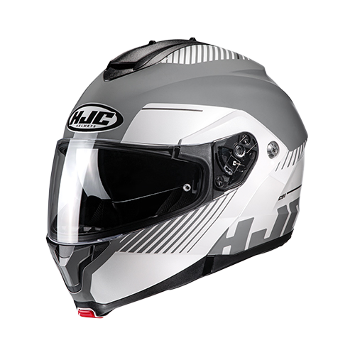 [HJC-C91-PROD_GBL] CASCO HJC C91 GRIS/BLANCO PROD L