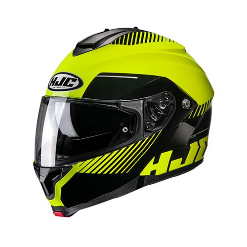 [HJC-C91-PROD_NMAMAS] CASCO HJC C91 NEGRO M/AMARILLO PROD S