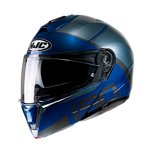 [HJC-I90-MAY_GAZM] CASCO HJC I90 MAY GRIS/AZUL M