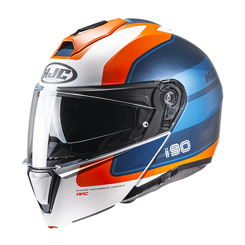 [HJC-I90-SIREX_BAZRS] CASCO HJC i90 BLANCO/AZUL/ROJO SYREX S