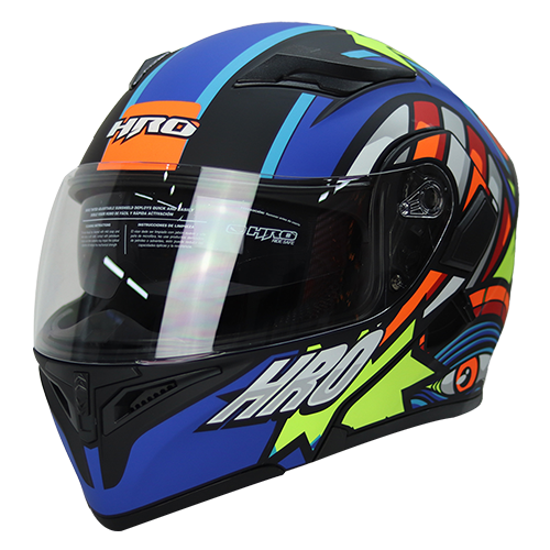 [HRO-3400SDV-EVAWE_NMAZM] CASCO NEGRO M/AZUL EVAWE HRO 3400 M