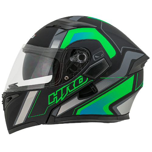 [HRO-3400SDV-EXWOR_NVS] CASCO NEGRO VERDE EXWOR HRO 3400 S