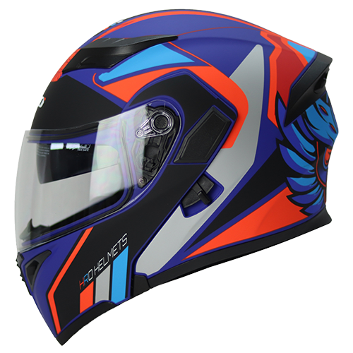 [HRO-3400SDV-MAGIC_AZMNARS] CASCO AZUL M/NARANJA MAGIC HRO 3400 S