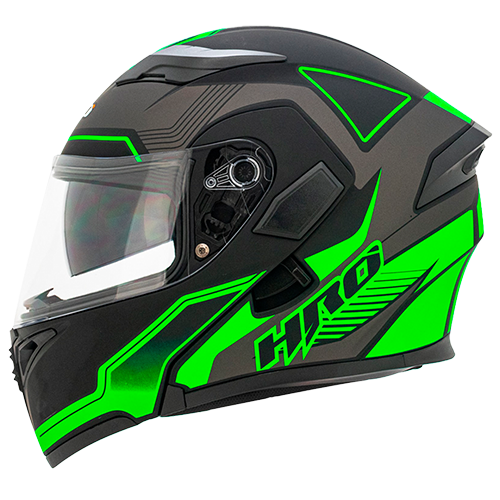 [HRO-3400SDV-XAKO_NMVL] CASCO NEGRO M/VERDE XAKO HRO 3400 L