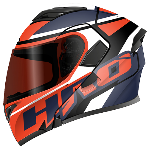 [HRO-3400SDV-ZILET_NMNARS] CASCO NEGRO M/NARANJA ZILET HRO 3400 S