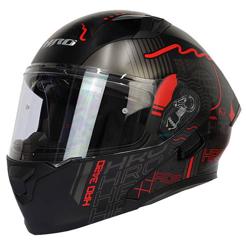 [HRO-3420SDV-WWIDE_NMRJS] CASCO NEGRO M/ROJO WWIDE HRO 3420 S