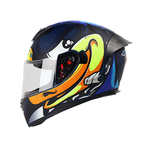 [HRO-511-CHULO_AZMAMAL] CASCO AZUL M/AMARILLO CHULO HRO 511 L