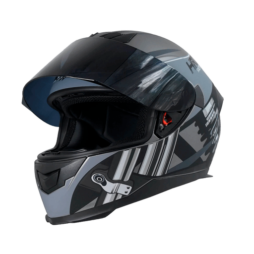 [HRO-511-FACTORY_NMGRM] CASCO NEGRO M/GRIS FACTORY HRO 511 M