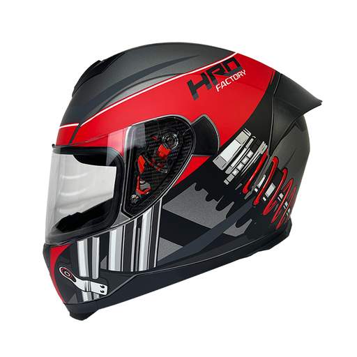 [HRO-511-FACTORY_NMRM] CASCO NEGRO M/ROJO FACTORY HRO 511 M