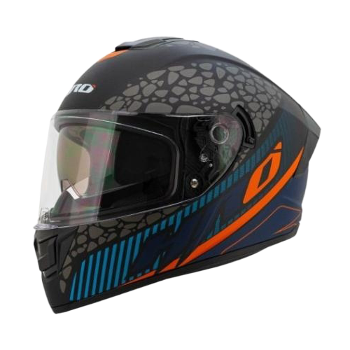 [HRO-518DV-COSPY_NMAZS] CASCO NEGRO M/AZUL COSPY HRO 518 S