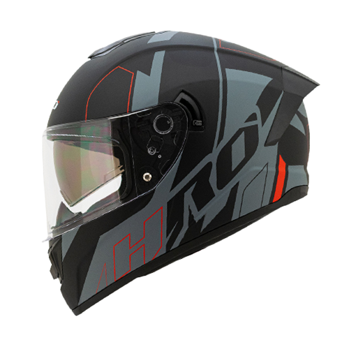 [HRO-518DV-FRENZ_NMGS] CASCO NEGRO M/GRIS FRENZ HRO 518 S