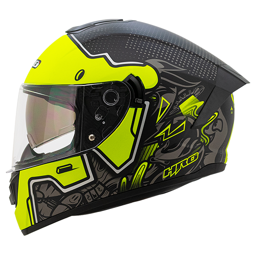 [HRO-518DV-KERNEL_NMAMAS] CASCO NEGRO M/AMARILLO KERNEL HRO 518 S