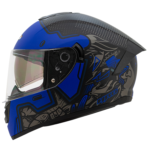 [HRO-518DV-KERNEL_NMAZS] CASCO NEGRO M/AZUL KERNEL HRO 518 S